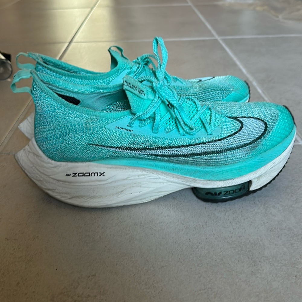 Nike alpha fly 1 men’s 9.5 aqua turquoise